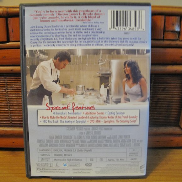 Spanglish DVD and Case - Widescreen Edition - Picture 2 of 5